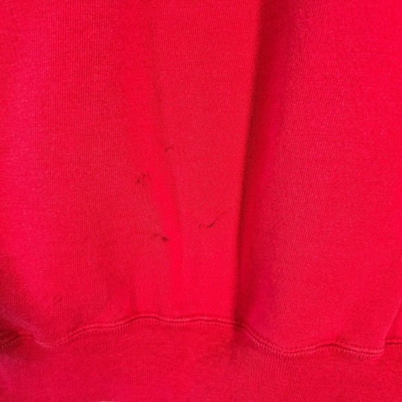 Champion Women Pullover Sweatshirt Size XL Red Vintage Casual Cozy USA Made READ - Picture 7 of 12